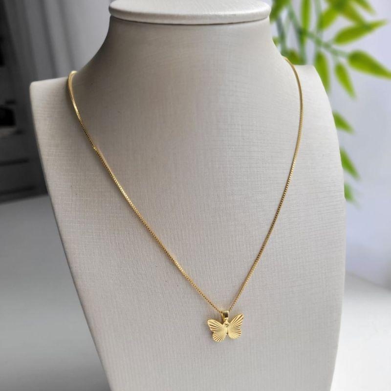 COLAR 45CM VENE BORBOLETAS