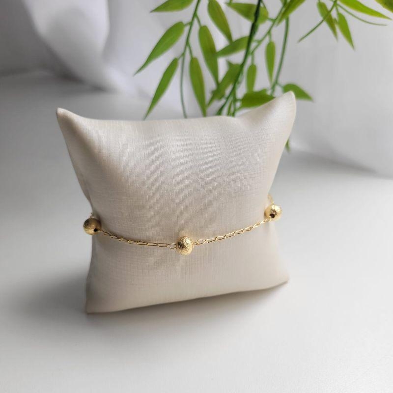 PULSEIRA BOLA FOSCA 6MM