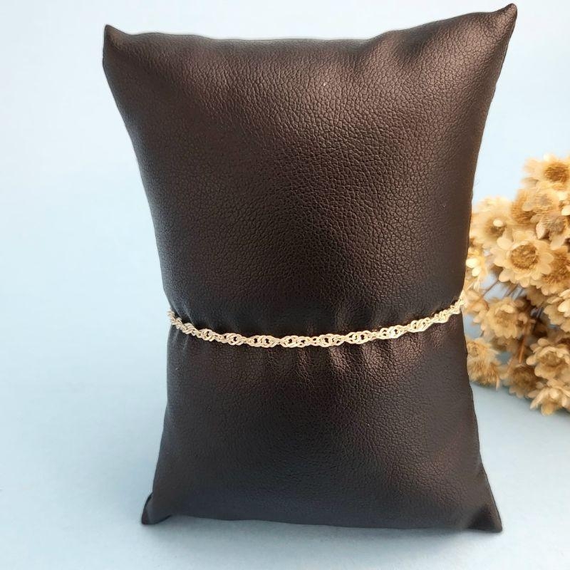 PULSEIRA DE PRATA 925 SINGAPURA TAM19CM