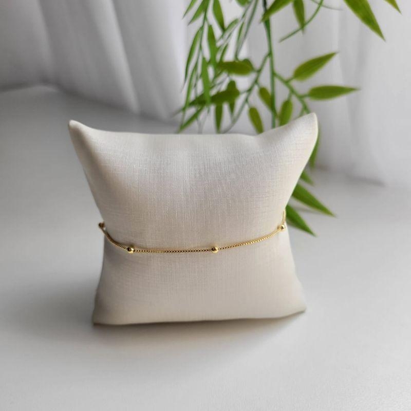PULSEIRA VENEZIANA DE BOLINHAS PEQUENAS
