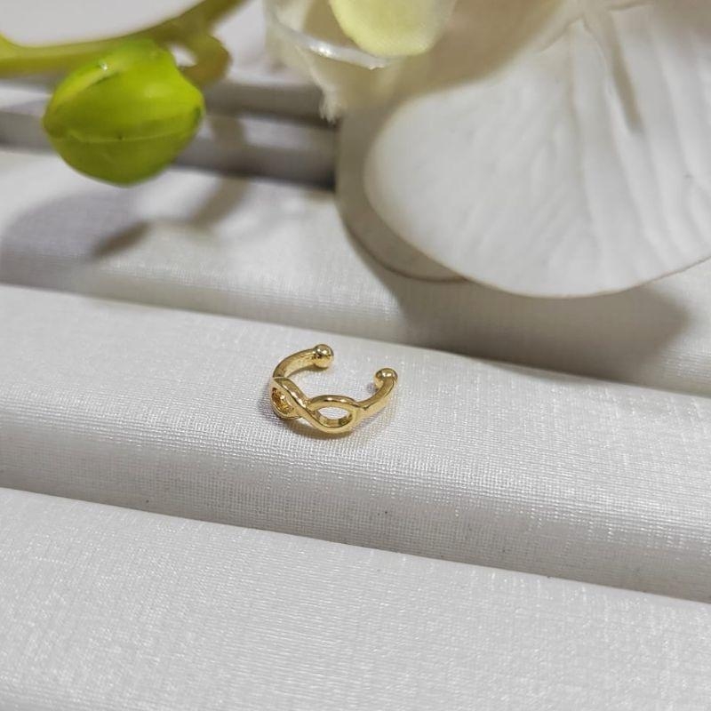 BRINCO FAKE INFINITO BANHADO A OURO 18K