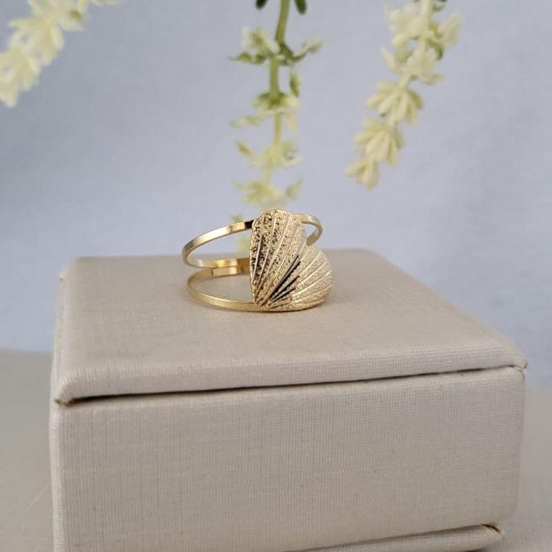 ANEL  CORACAO LADO DIAMANTADO