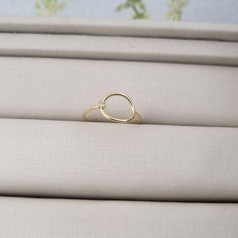 ANEL  GEOMETRICO C/ ZIRC