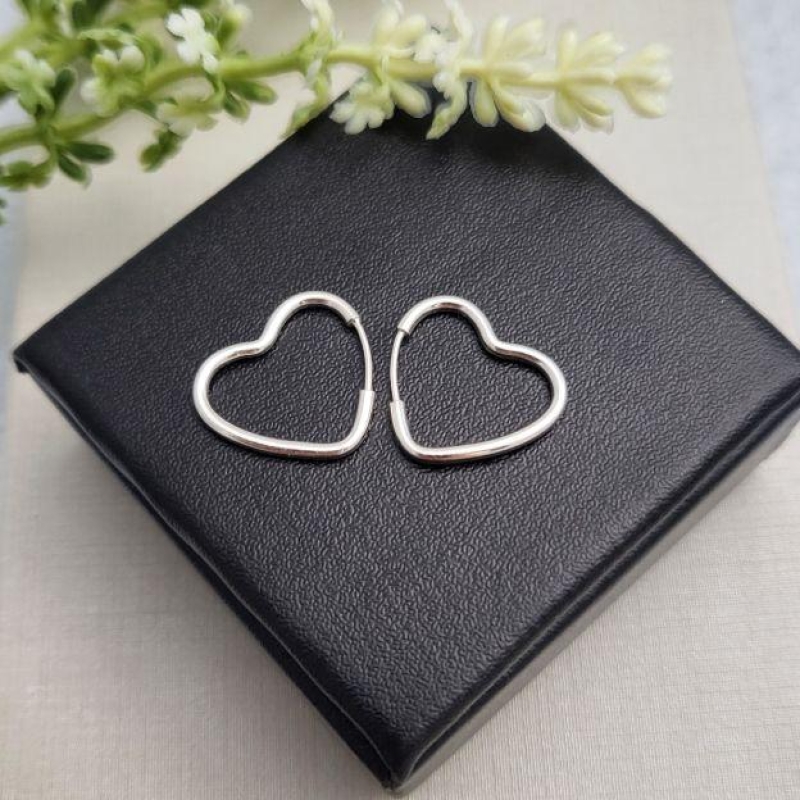 ARGOLA CORACAO PRATA P