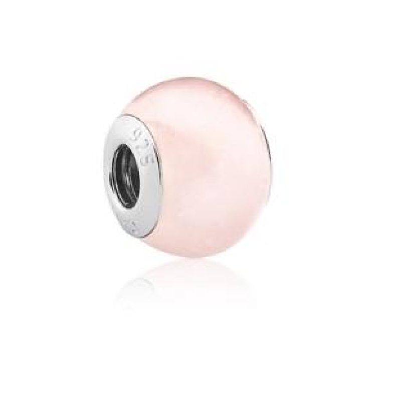 BERLOQUE DE PRATA 925 REALIZE REDONDO QUARTZO ROSA