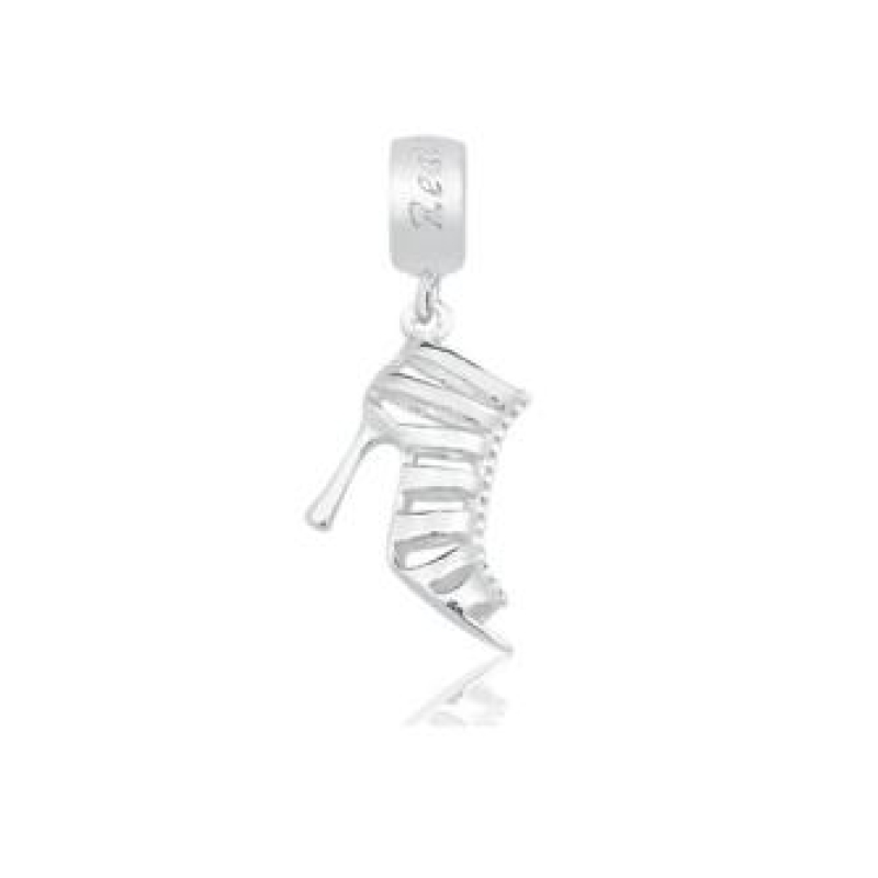 BERLOQUE DE PRATA 925 REALIZE SAPATO ALTO 