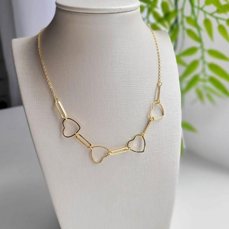 CHOKER CORACOES VAZADOS