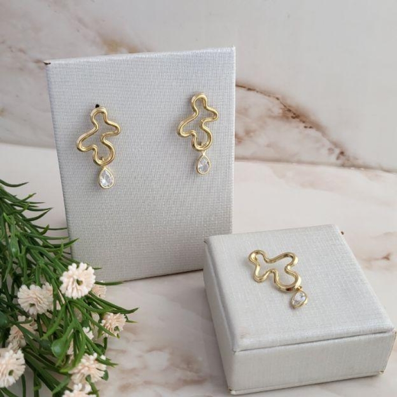 CONJUNTO ORGANICO PEDRA CRISTAL