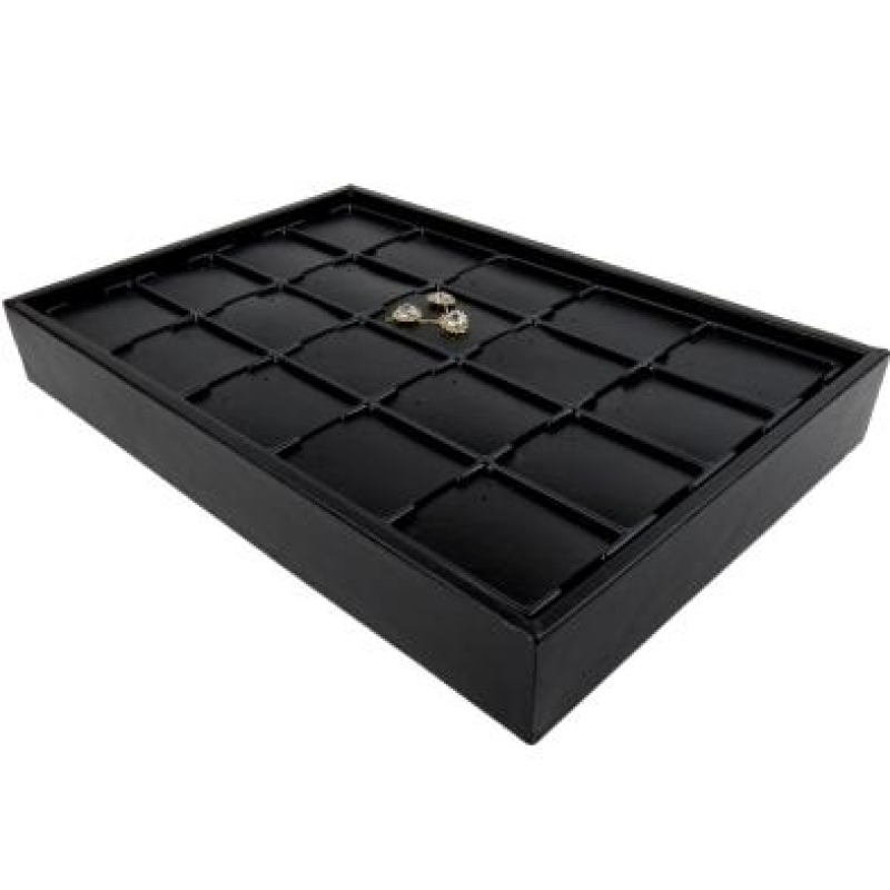 BANDEJA 20 ESPAÇOS PARA CONJUNTO PRETO