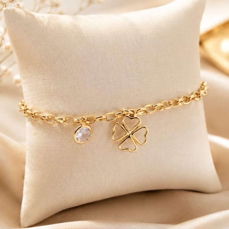 PULSEIRA TREVO 2 ZIRCONIA