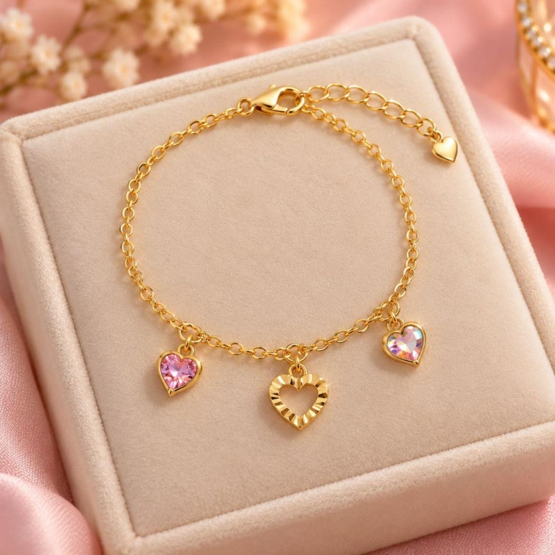 PULSEIRA INFANTIL CORACOES