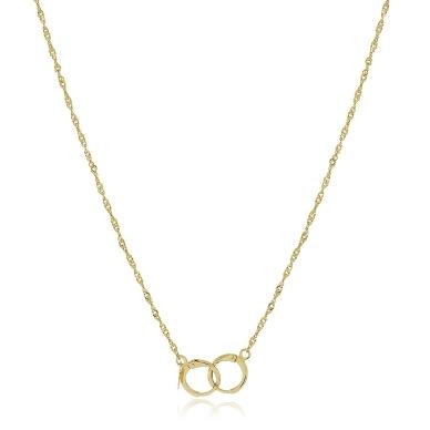 BODY MASK CHAIN CORRENTE PARA MASCARA/OCULOS BANHADO A OURO 18K