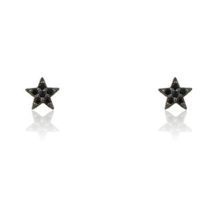 BRINCO ESTRELA CRAVEJADA BANHADO A OURO 18K