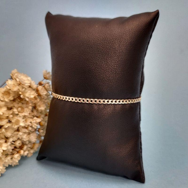 Pulseira masculina  elo grumet 2mm prata 925