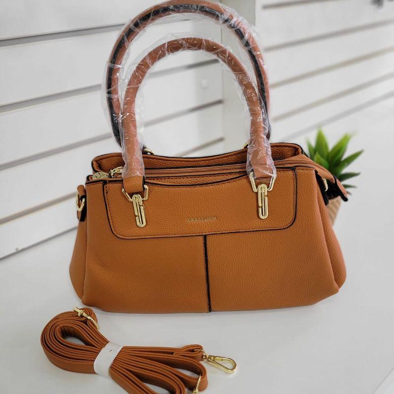 Bolsa feminina la & celicia cor marrom FN-20608