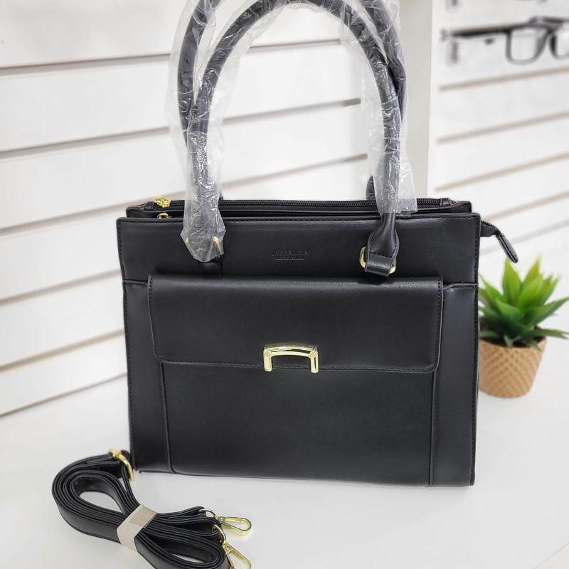 Bolsa feminina la&celicia cor preta FN-20779