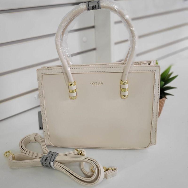 Bolsa feminina lace & lore cor  OFF white lisa HO-20400