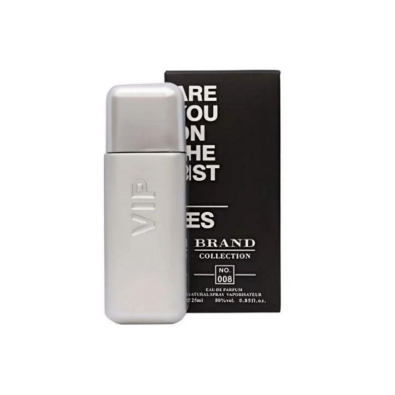 Perfume brand collection vip masculino 25ml inspiracao 212  nº 008