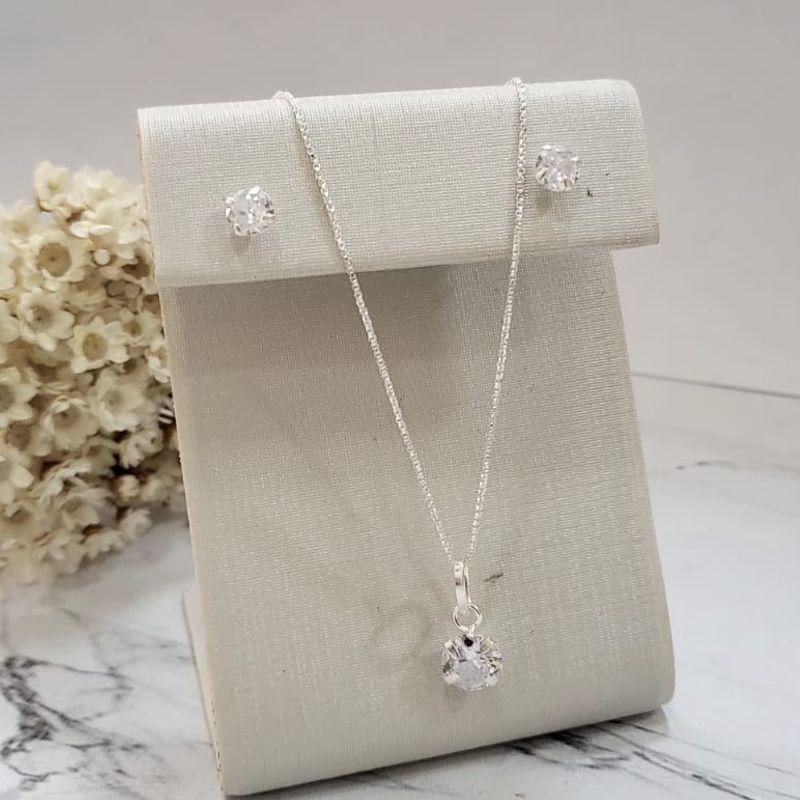 CONJUNTO ZIRCONIA CRISTAL