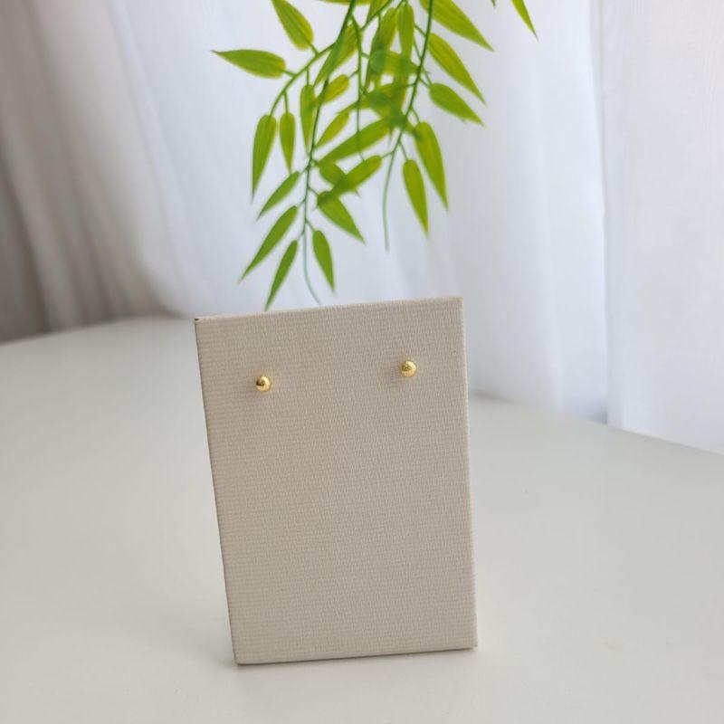 BRINCO BOLA FOSCA 4MM