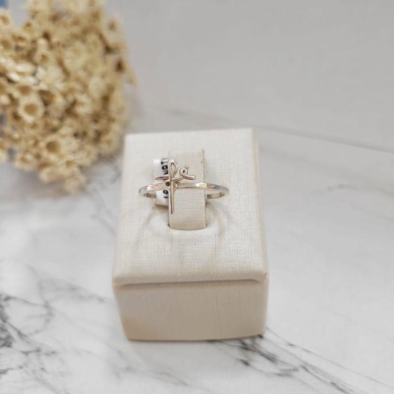 ANEL DE PRATA 925 COM NOME FÉ