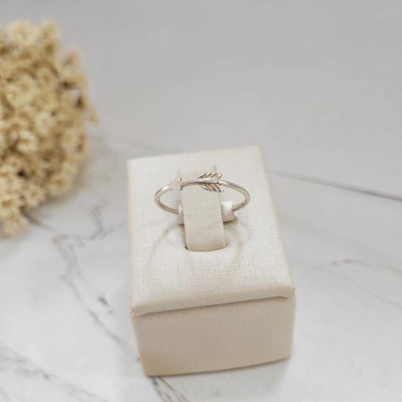 ANEL DE PRATA 925 FLECHA LISA