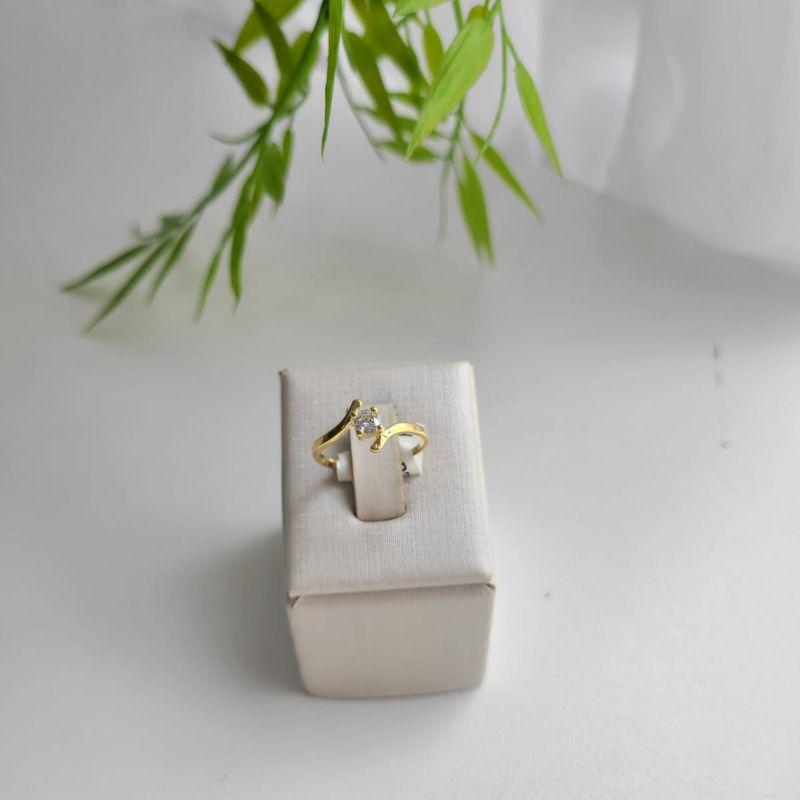 ANEL SOLITARIO 2 PONTAS