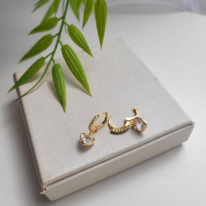 ARGOLA CORACAO ZIRCONIA G