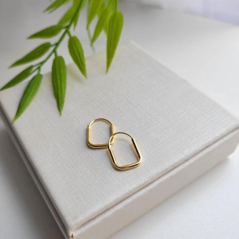 ARGOLA  RETANGULAR LISA P