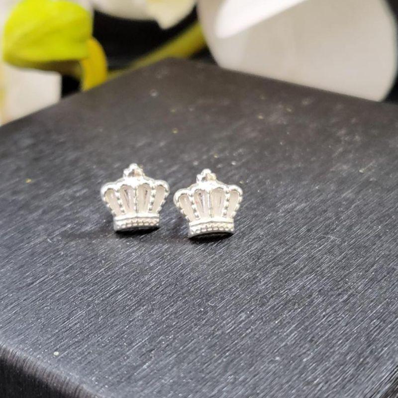 BRINCO COROA PRATA 925