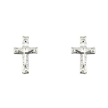 BRINCO CRUZ COM CRISTO PRATA 925