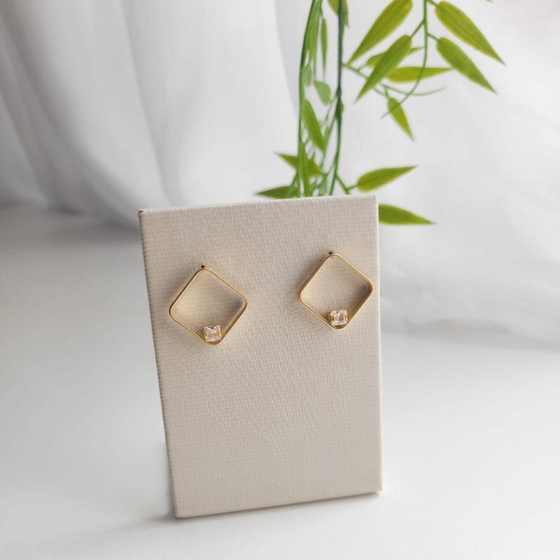 BRINCO LOSANGO COM ZIRCONIA