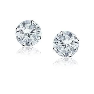 Brinco ponto de luz 7mm prata 925