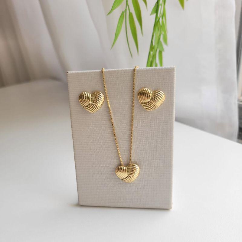 CONJUNTO 45CM CORACAO TRANCADO