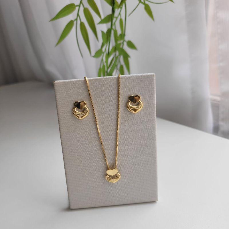 CONJUNTO 45CM DUPLO CORACAO