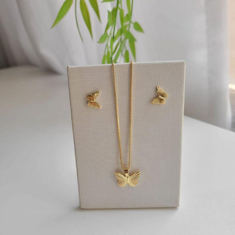 CONJUNTO 45CM VENE BORBOLETAS