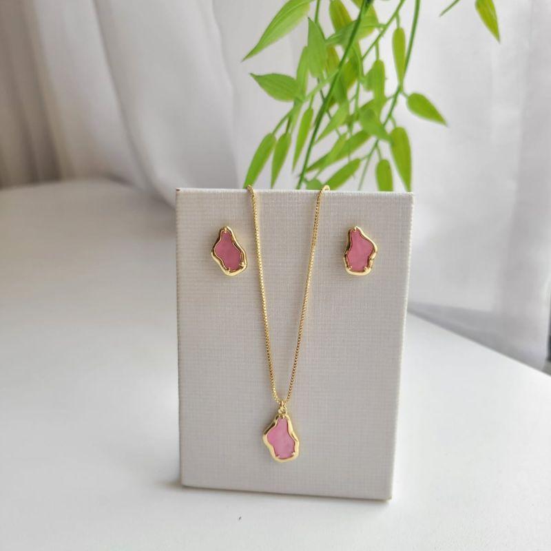 CONJUNTO ORGANICO ROSA