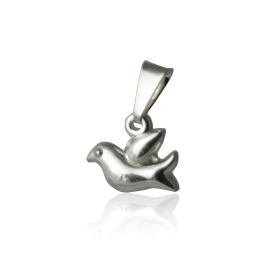 PINGENTE DE PRATA 925 POMBA DA PAZ