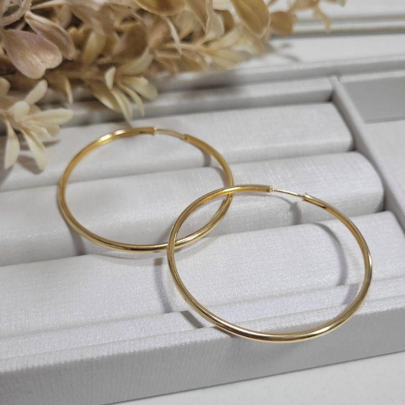 ARGOLA REDONDA LISA FIO REDONDO M