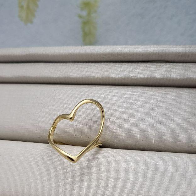 ANEL MINIMALISTA CORACAO