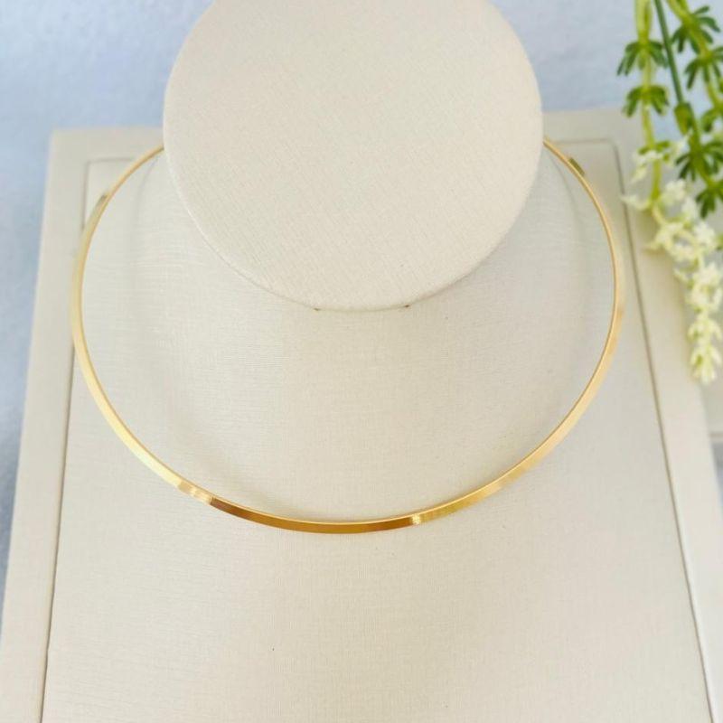 Aro fio achatado liso