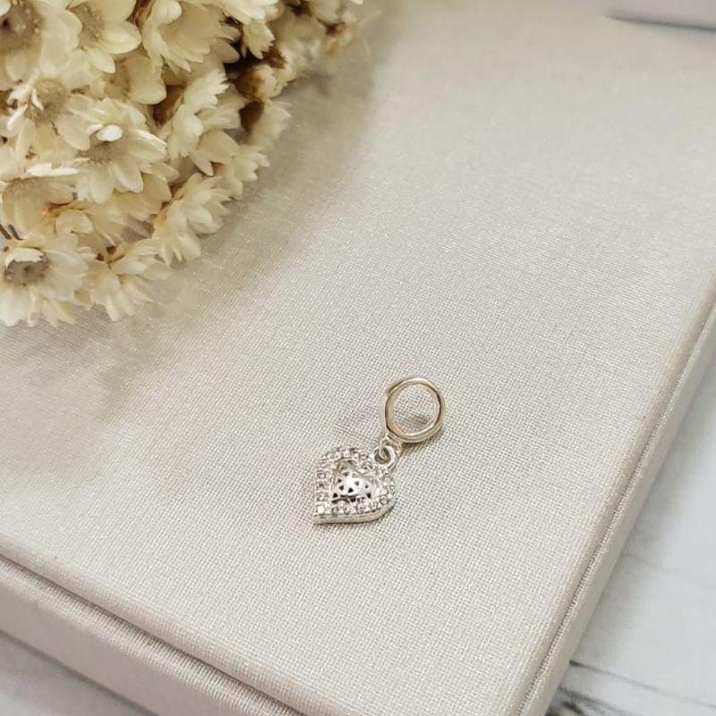 BERLOQUE CORACAO GRADEADO CRAVEJADO