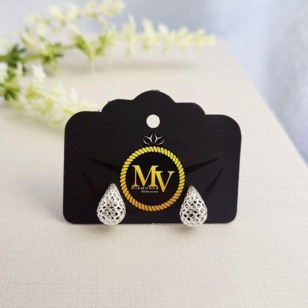 BRINCO GOTA TRAB PRATA