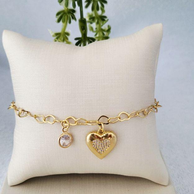 PULSEIRA CORACAO ZIRCONIA