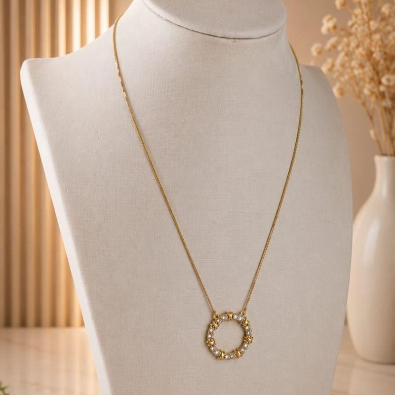 GARGANTILHA MANDALA CRISTAL