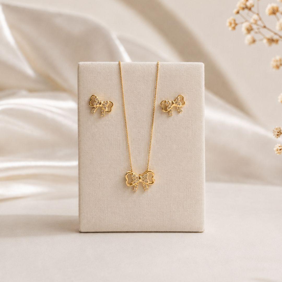 CONJUNTO LAÇO CRAVEJADO
